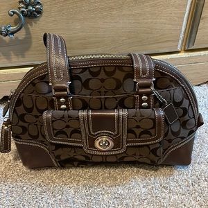 Brown Coach bag